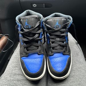 Boys Air Jordan 1 Retro High OG Dark Blue
